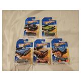 5 NIB Hot Wheels Diecast Cars