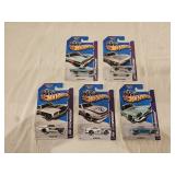 5 NIB Hot Wheels Diecast Cars