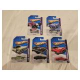 5 NIB Hot Wheels Diecast Cars