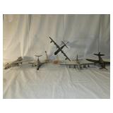 5 Vintage Model Airplanes