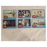 6 1977 Star Wars Series 1 Trading Cards