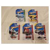 5 NIB Hot Wheels Diecast Cars