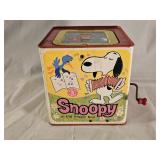 Vintage 1966 Snoopy In The Music Box Toy