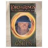NIB Lord of the Rings Gandolf Glass Goblet