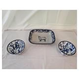 Signed Pottery and Enamelware