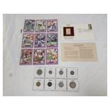 Gold Stamp, Foreign Coins, Sports Cards