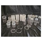 25 Assorted Coin Tubes and Holders