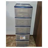 5 Drawer Plastic Organizer