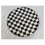 16" Mackenzie-Childs Courtly Check Metal Plate