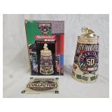 Budweiser Nascar 50th Anniversary Stein