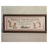 Vintage Cross Stitch Wall Art