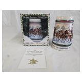 Budweiser 1993 Special Delivery Holiday Stein