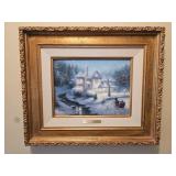 Thomas Kinkade Artisian Signed Print on Canvas