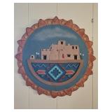 Southwestern Pueblo Style Decorative Wall Plaque