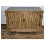 Mid Century Modern Tambour Door Console