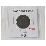 1864 Two Cent Piece