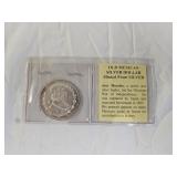 1959 Mexican Silver Dollar Coin