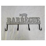 Galvanized Barbeque Utensil Hanger