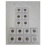14 Buffalo Nickels