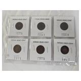 6 Indian Head Cents