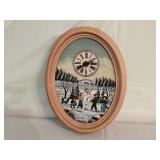 Vintage Austria Hand Painted Clock