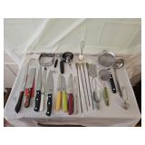 Kitchen Knives, Measuring Cups, Utensils