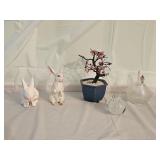 Art Glass, Porcelain and Collectibles