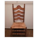 Antiqie Rush Bottom Ladder Back Chair