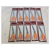 10 New Pairs of 8" Scissors