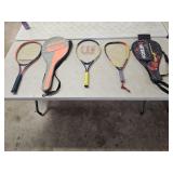Wilson, Donnay and Ektelon Rackets, 2 Covers