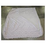 Vintage Bates Heritage pom-pom Coverlet