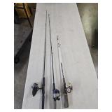 Zebco & Shakespeare Fishing Rods and Reels