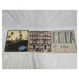 Vintage Led Zepplin and Eagles Vinyl Record Albums