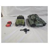 Vintage GI Joe MOBAT and Jeep, Burger King Car