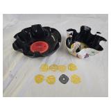 Vintage Vinyl Record Bowls, 45 Record Adapters