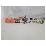 4 Prs of Souvenir Salt & Pepper Shakers, Toothpick