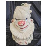 Vintage McCoy Pottery Clown Cookie Jar