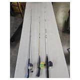 Zebco, South Bend & Eagle Claw Fishing Rods/Reels