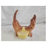 Vintage MCM Dachschund Dresser Caddy Planter