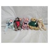 5 TY Beanie Babies