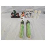 5 Pairs of Souvenir Salt & Pepper Shakers