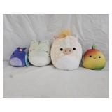 4 Squishmallows