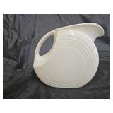 Fiesta White Disc Pitcher