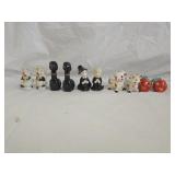5 Pairs of Souvenir Salt & Pepper Shakers