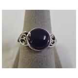 Sterling Silver Purple Amethyst Ring