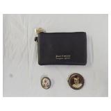 Juicy Couture Coin Purse, Vintage Pins
