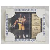 2001 LA Lakers Shaq & Kobe All Star Plaque