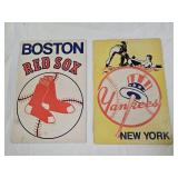 Vintage 1960s/70s MLB Fleer Big Signs