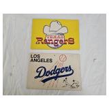 Vintage 1960s/70s MLB Fleer Big Signs