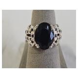 Sterling Silver Black Onyx Ring